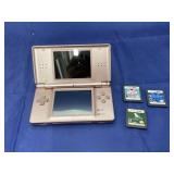 Nintendo DS Light w/Ninten Dogs Brain Age 2