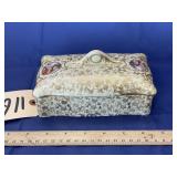 Porcelain Box w/2 Trays