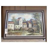 Framed Wall Art Landscape Painting