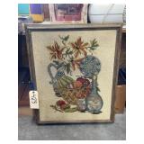 Framed Needlepoint 22"x26"