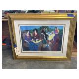 Framed/Matted Watercolor Serio Lithograph