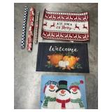 6 Pcs - Gift Wrap - Holiday Mats 21"x31"