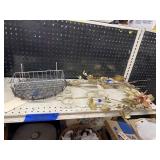 Metal Hanging Basket - Metal Floral Wall Dï¿½cor