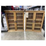 5-Small Display Wall Mount Cabinets