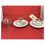 Avon Candle Teacups - Saucers - Plates