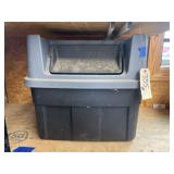 Plastic Stackable Lidded Bin