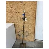 Floor Lamp w/Glass Tray