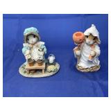 2 - My Blushing Bunnies Figurines in boxes