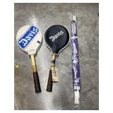Cord Cover - 2 Davis Tennis Rackets w/Covers