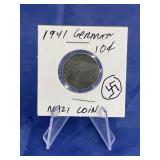 1941 10-cent German Nazi Coin