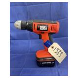 Black & Decker 12V Battery Drill w/Battery