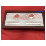 Baby Keepsakes in Wooden Box NIP
