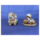 2 - My Blushing Bunnies Figurines in boxes
