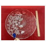 Clear Glass Cake Server