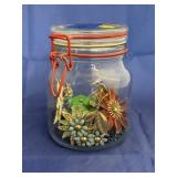 Jar of Fashion Jewelry