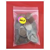 Approx 100 Wheat Pennies Mixed Dates
