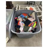 Afghans - Quilt Top in Plastic Bin w/Lid