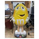 Plastic Rolling M&M Display 41"H