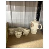 Basket by Salem Teapot - Cups & Saucers