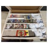 Misc Football Large Box of Cards