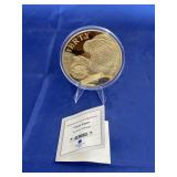 Liberty Head Half Eagle 24K Gold Plated Coin