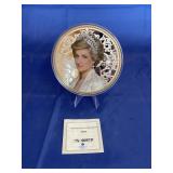 Copper-Silver-Gold Plated Princess Diana Coin