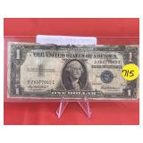 Rare 1934 Date Silver Certificate $1