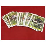 1986 Topps Football 1000 Yard Club 26 Card Set