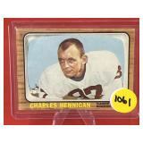1966 Topps Football Card Charles Hennigan