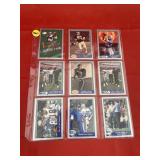 Steve Largent Sheet of 9 Cards