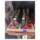 Wooden Coca Cola Crate w/Coke Bottles/Contents