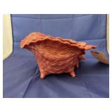 Atlantic Conch Shell Footed Planter
