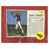 1962 Post Football Card Francis Tarkenton