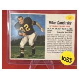 1962 Post Football Card Mike Sandusky