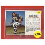 1962 Post Football Card Dick Bass