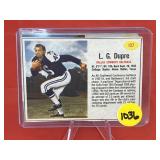 1962 Post Football Card L.G. Dupre
