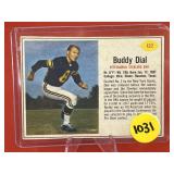 1962 Post Football Card Buddy Pial