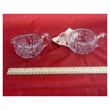 Cut Crystal Sugar/Creamer