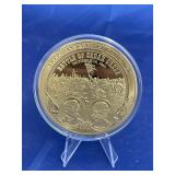 Gold Toned Silver War Commemorative