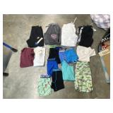 Pile of Tee Shirts - Sweat Pants - Sliders Szs S-M