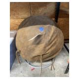 Covered Medicine Ball Seat on Stand