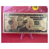 24K Gold Foil Dollar