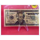 24K Gold Foil Dollar