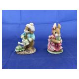 2 - My Blushing Bunnies Figurines in boxes