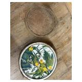 Wicker Bamboo Steamer Basket & Tin 13"Dia