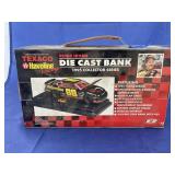 Texaco 1995 Racing Die Cast Coin Bank in box