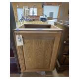Wood Cabinet 22"L x 22"W x 32"H
