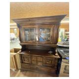 2 Pc Cabinet w/Hutch 56"L x 19"W x 76"H