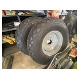 Pair 14.9-24 Turf Tires & Wheels - Like New