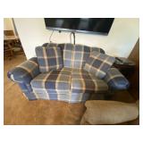 Cloth Upholstered Loveseat